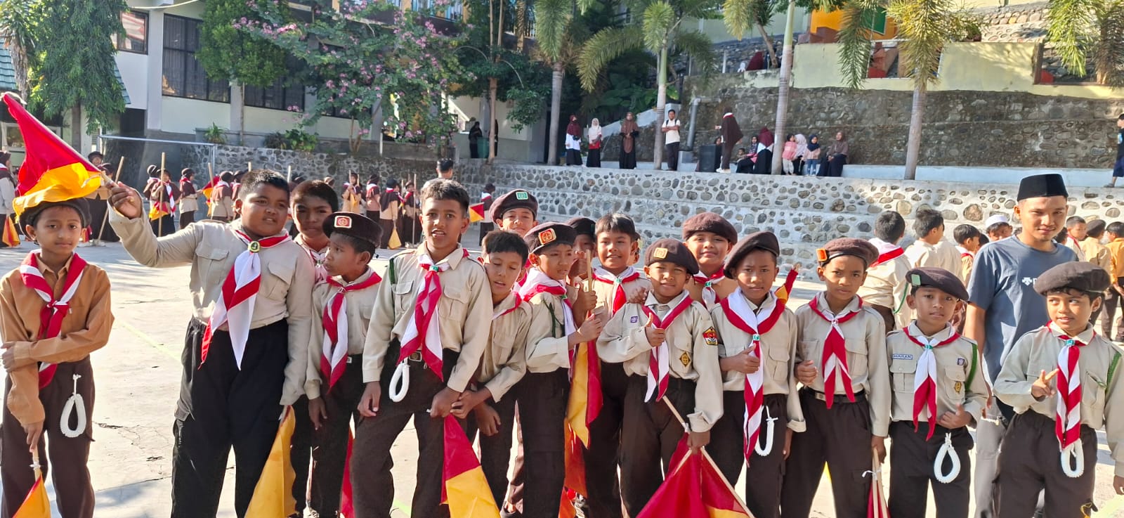 Defile Pramuka Perayaan Hari Kemerdekaan, 40 Anak Pulang dengan Semangat